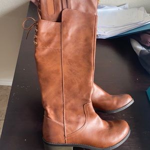 Tall Brown Boots - size 7.5